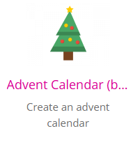 Adventskalender H5P