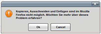 Fehöermeldung Firefox